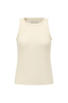 SWAYING/KNIT hairy hook tank top SW24SS1T01 off-white PS72